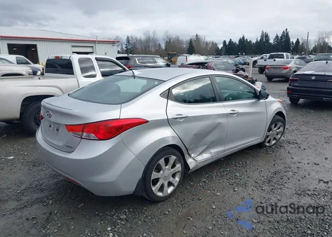 2012 Hyundai Elantra Limited (Ulsan Plant) из США, поврежденный, VIN KMHDH4AE8CU349427